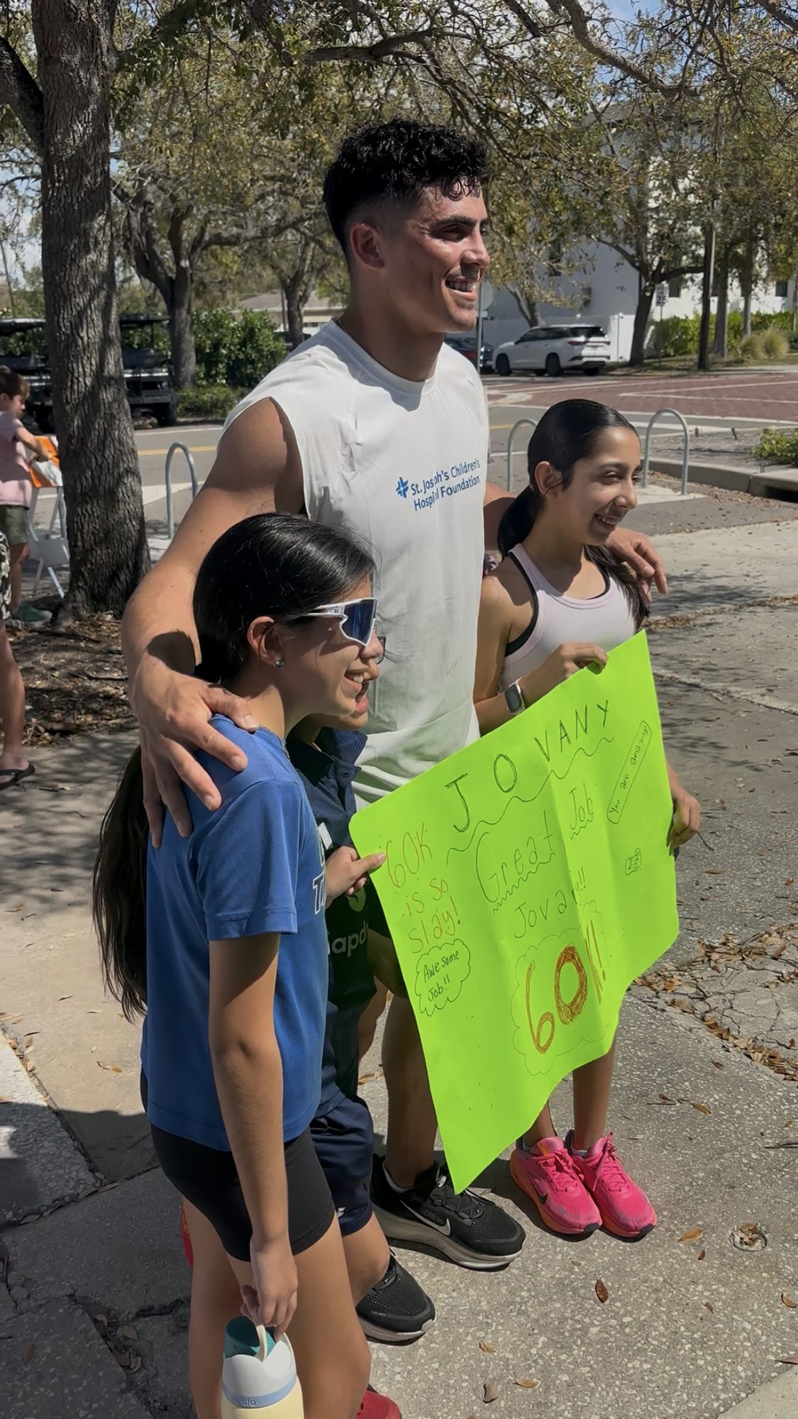 St. Joseph's Children's Hospital Charity Run with Jovany — still 2